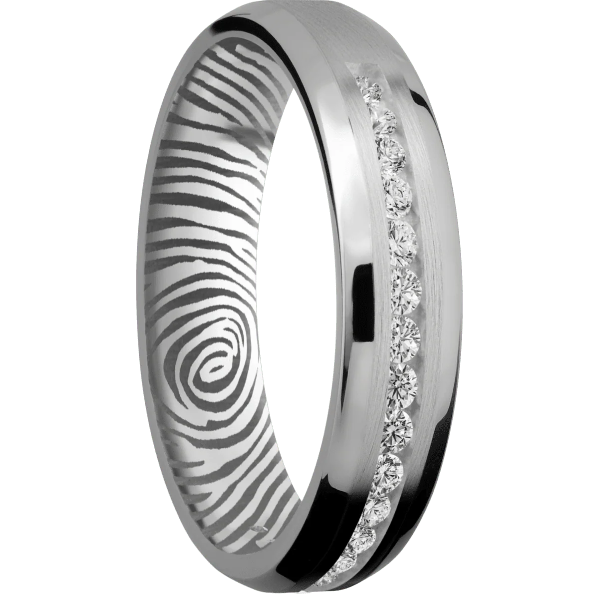 Titanium + Satin , Polish Finish