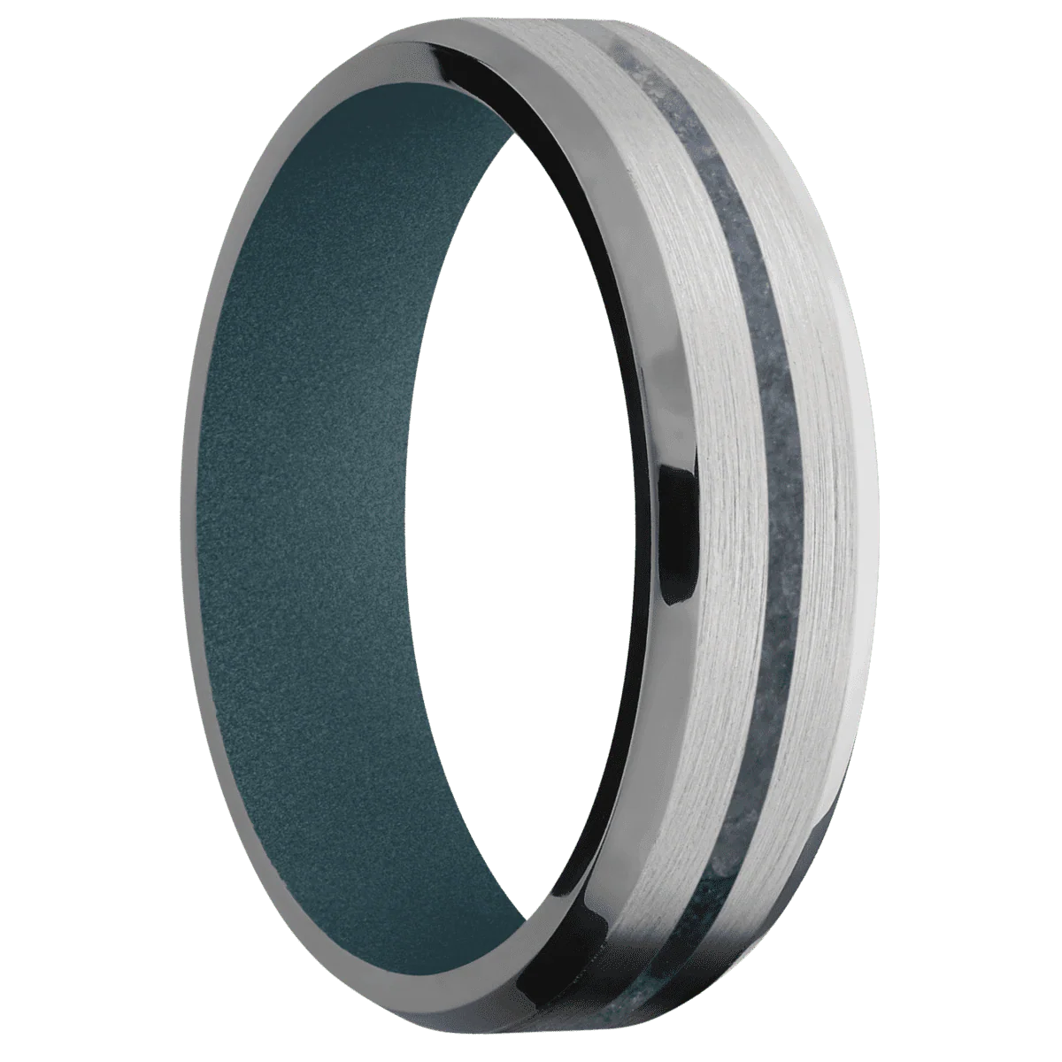 Titanium + Satin , Polish Finish + Blue Titanium