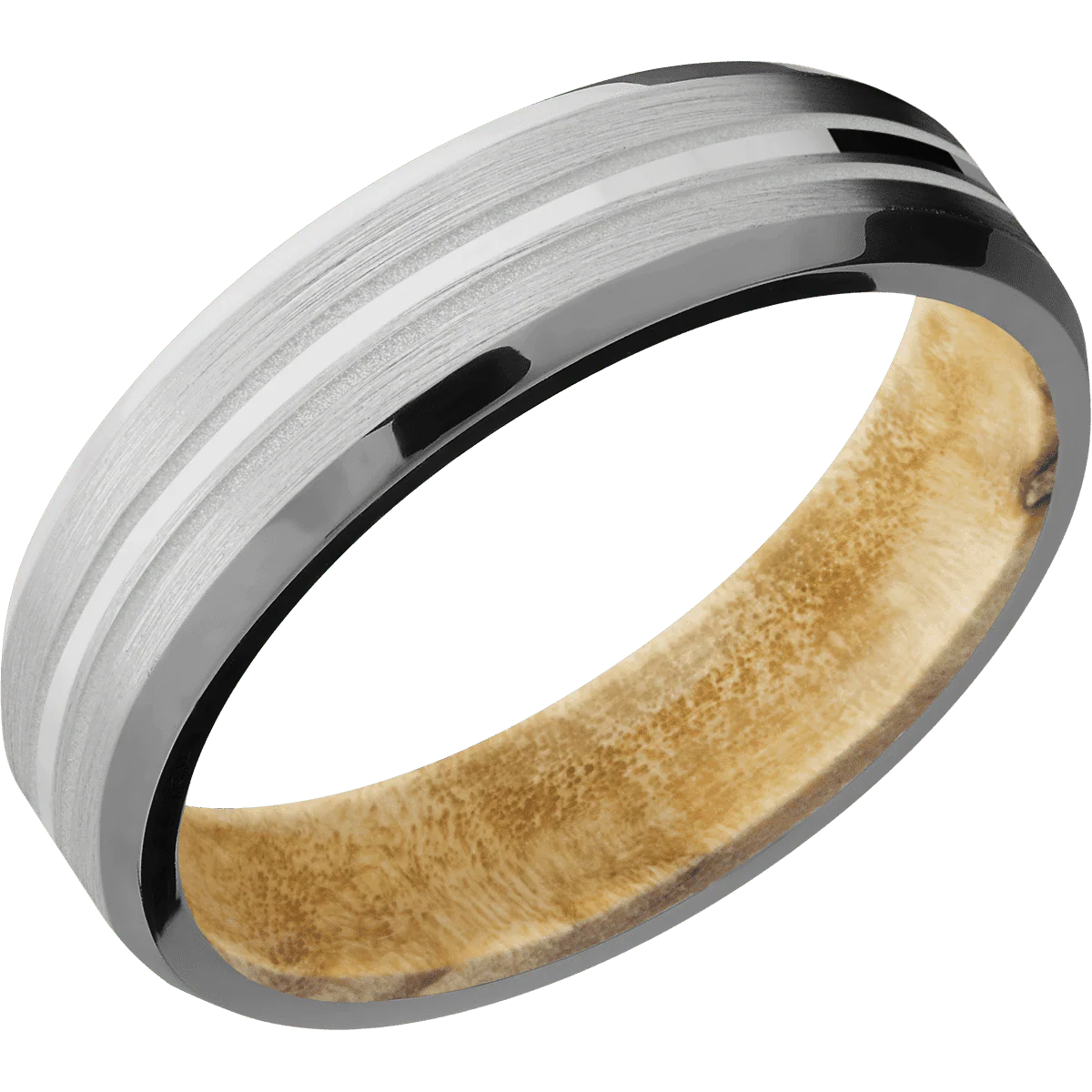 Titanium + Satin , Polish Finish + Boxelder Burl - Image 2
