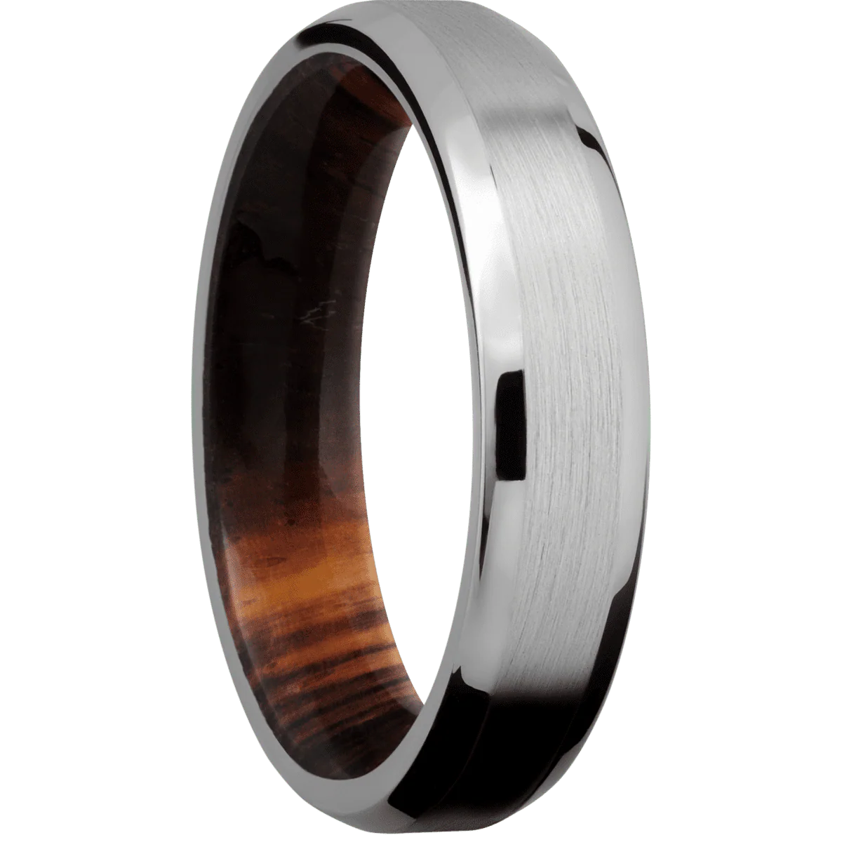 Titanium + Satin , Polish Finish + Cocobolo