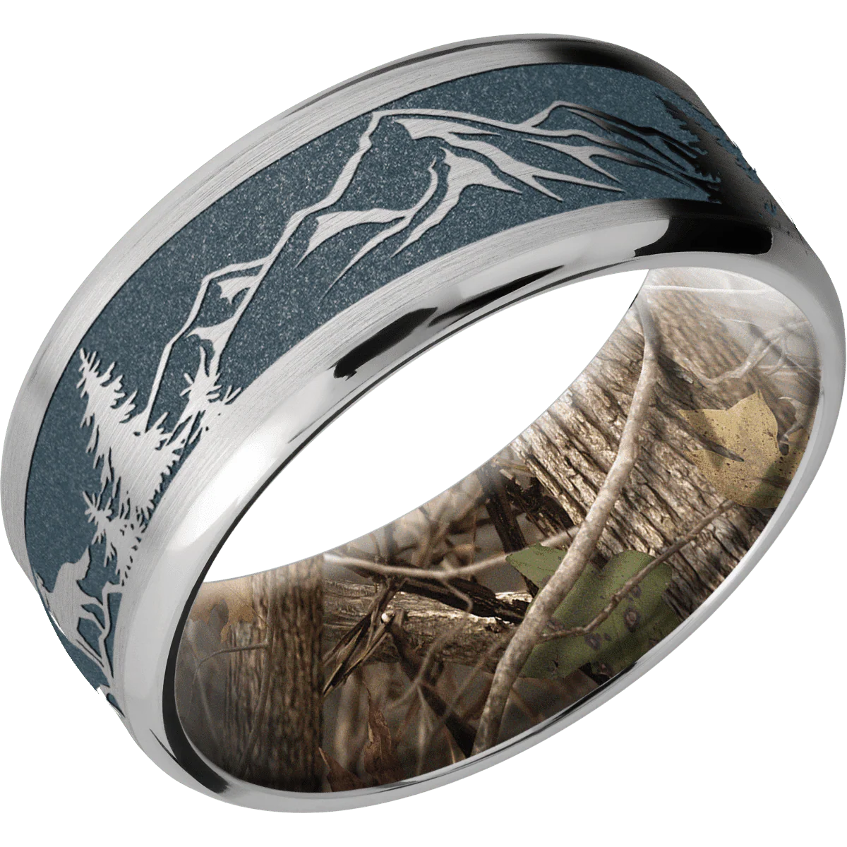 Titanium + Satin , Polish Finish + King's Woodland - Image 2