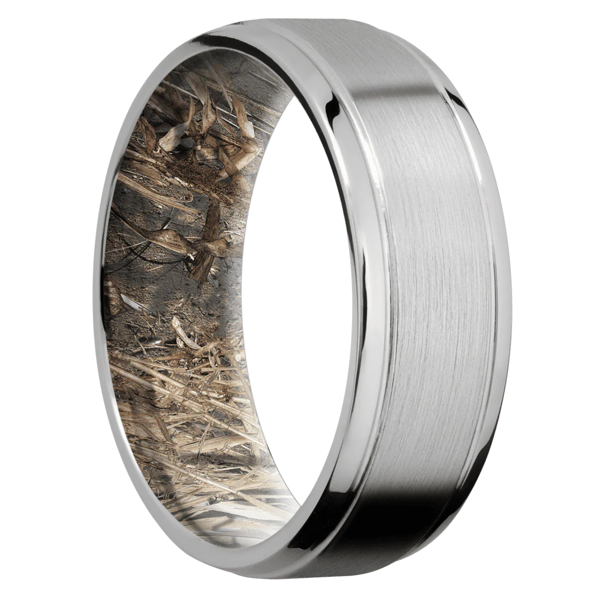 Titanium + Satin , Polish Finish + MossyOak Duck Blind