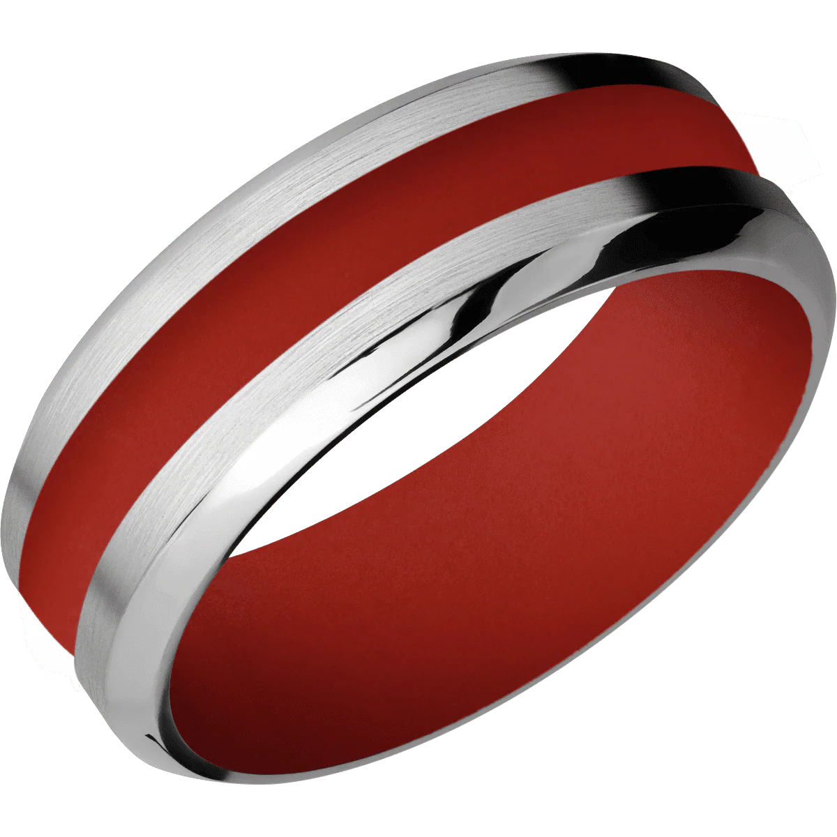 Titanium + Satin , Polish Finish + Red Apple - Image 2