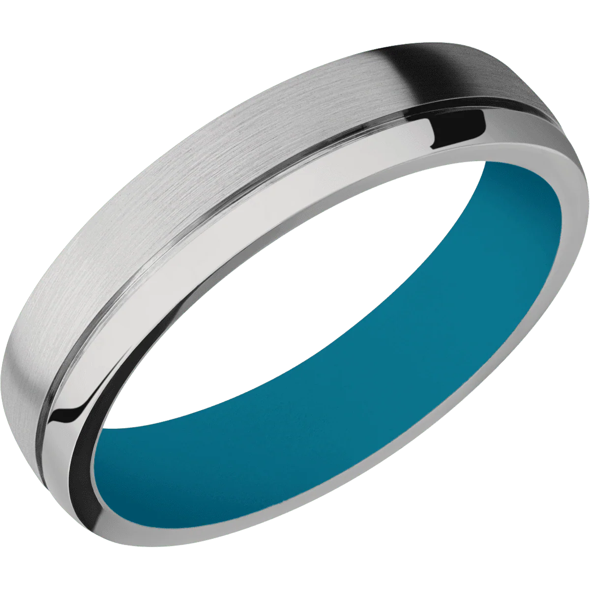 Titanium + Satin , Polish Finish + Sea Blue - Image 2