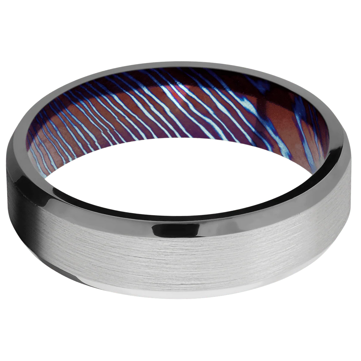 Titanium + Satin , Polish Finish + Titanium Damascus - Image 3