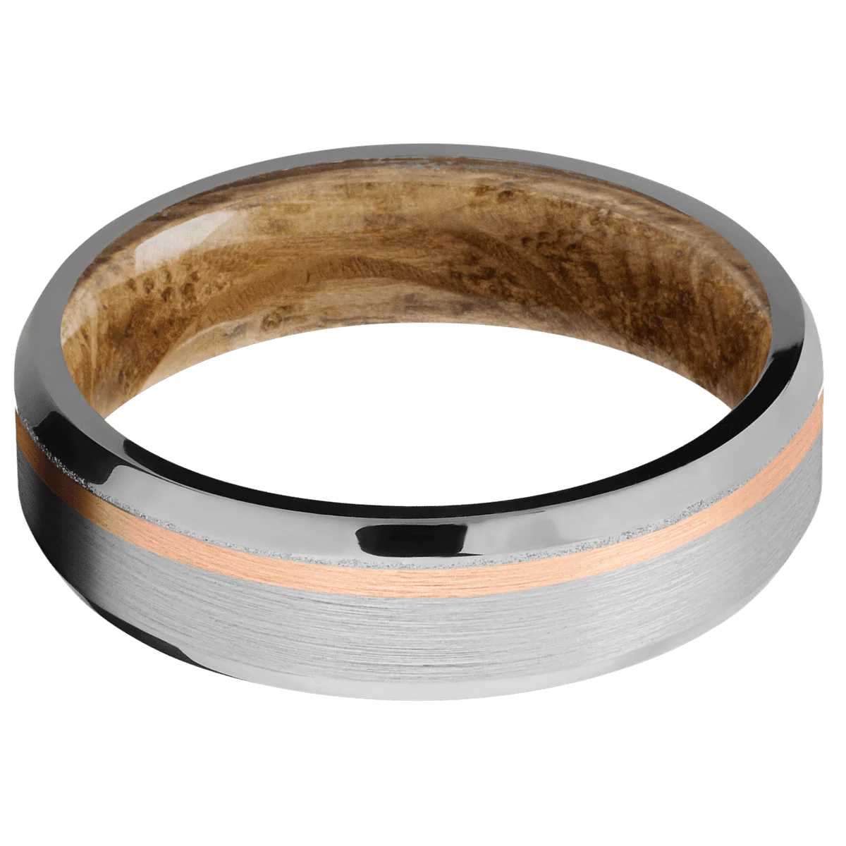 Titanium + Satin , Satin Finish + Whiskey Barrel - Image 3