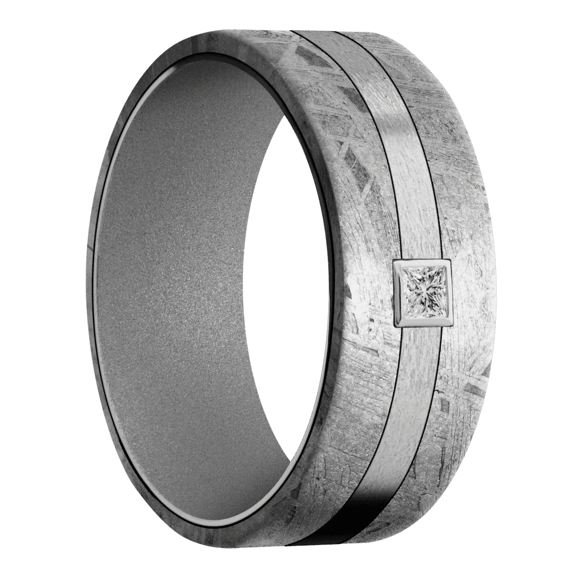 Titanium + Stone Finish + Crushed Silver