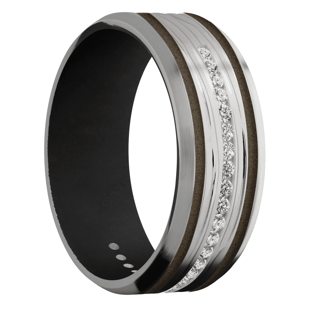 Titanium + Treebark3 , Satin Finish + Black