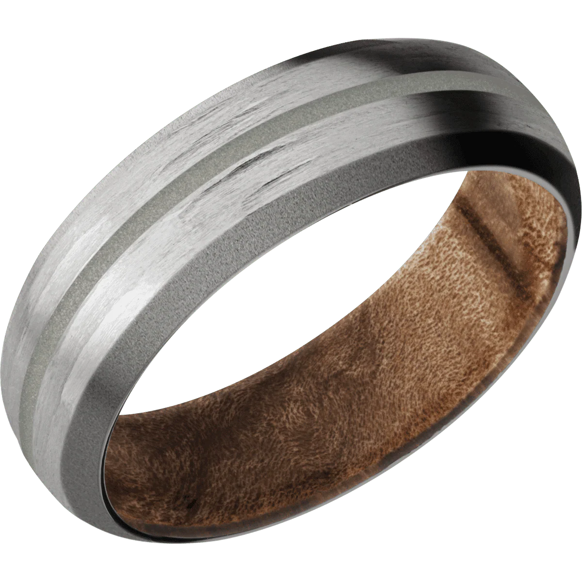 Titanium + Treebarkh , Sand Finish + Maple Burl - Image 2