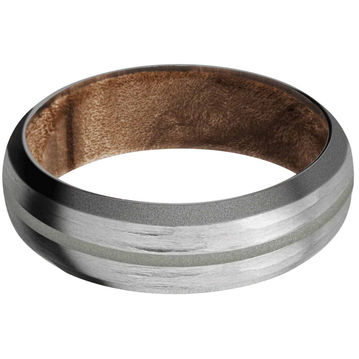 Titanium + Treebarkh , Sand Finish + Maple Burl - Image 3