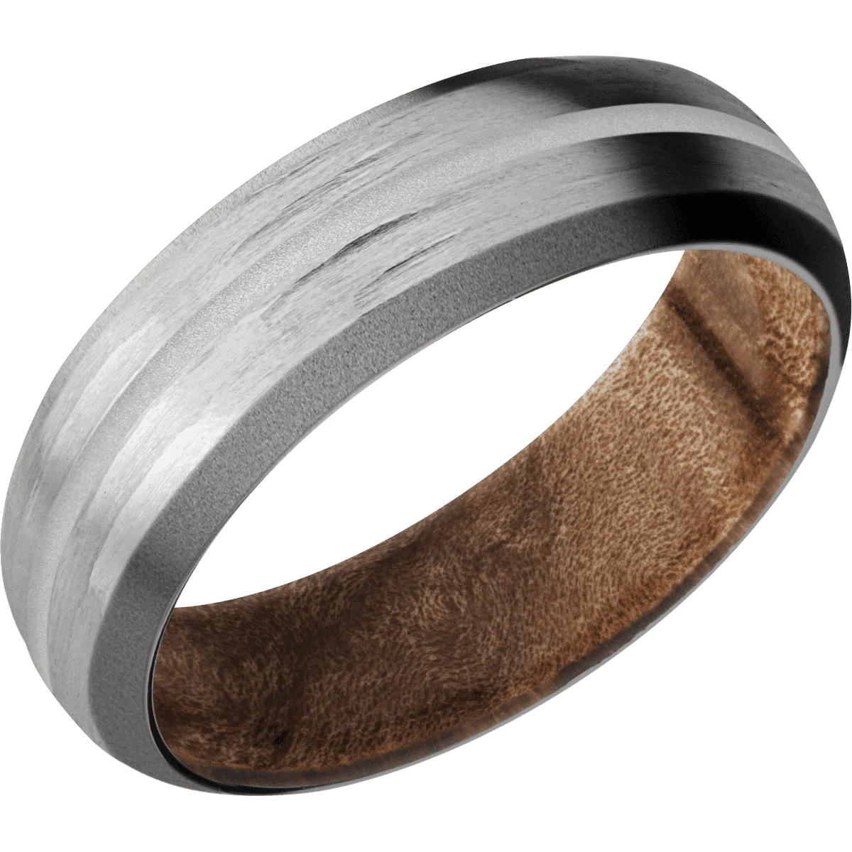 Titanium + Treebarkh , Sand Finish + Maple Burl - Image 2