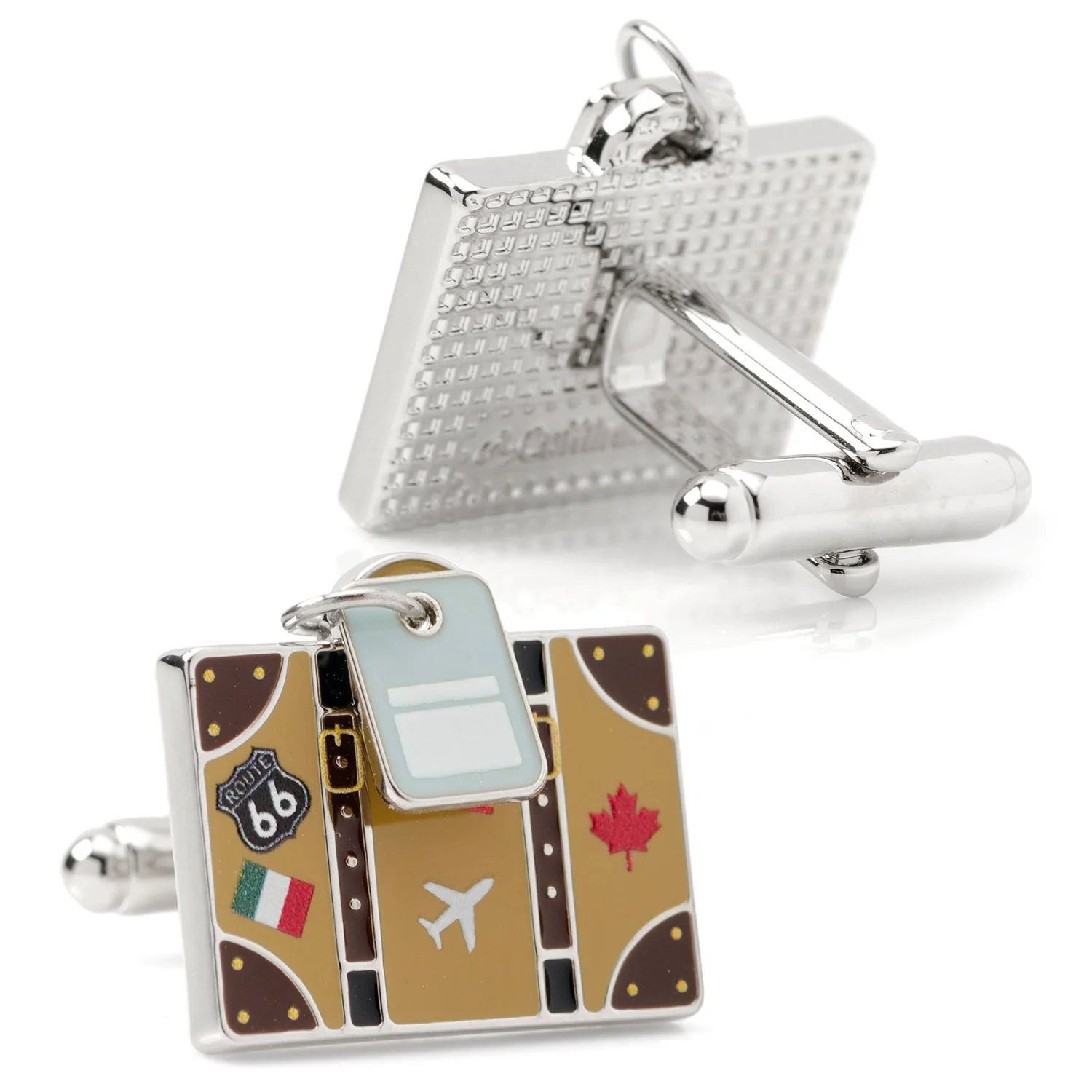 Traveler Suitcase Cufflinks - Image 2