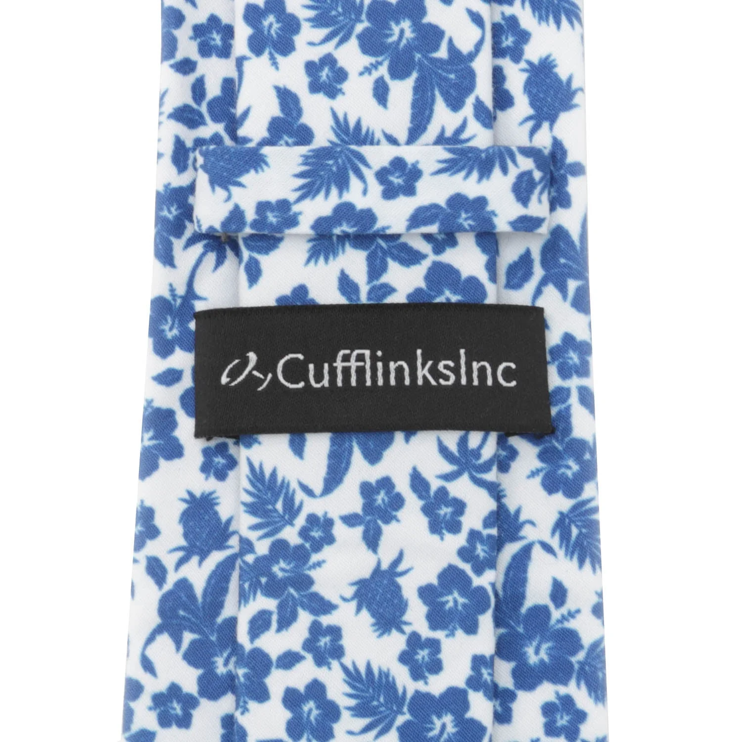 Tropical Blue Men’s Tie - Image 4