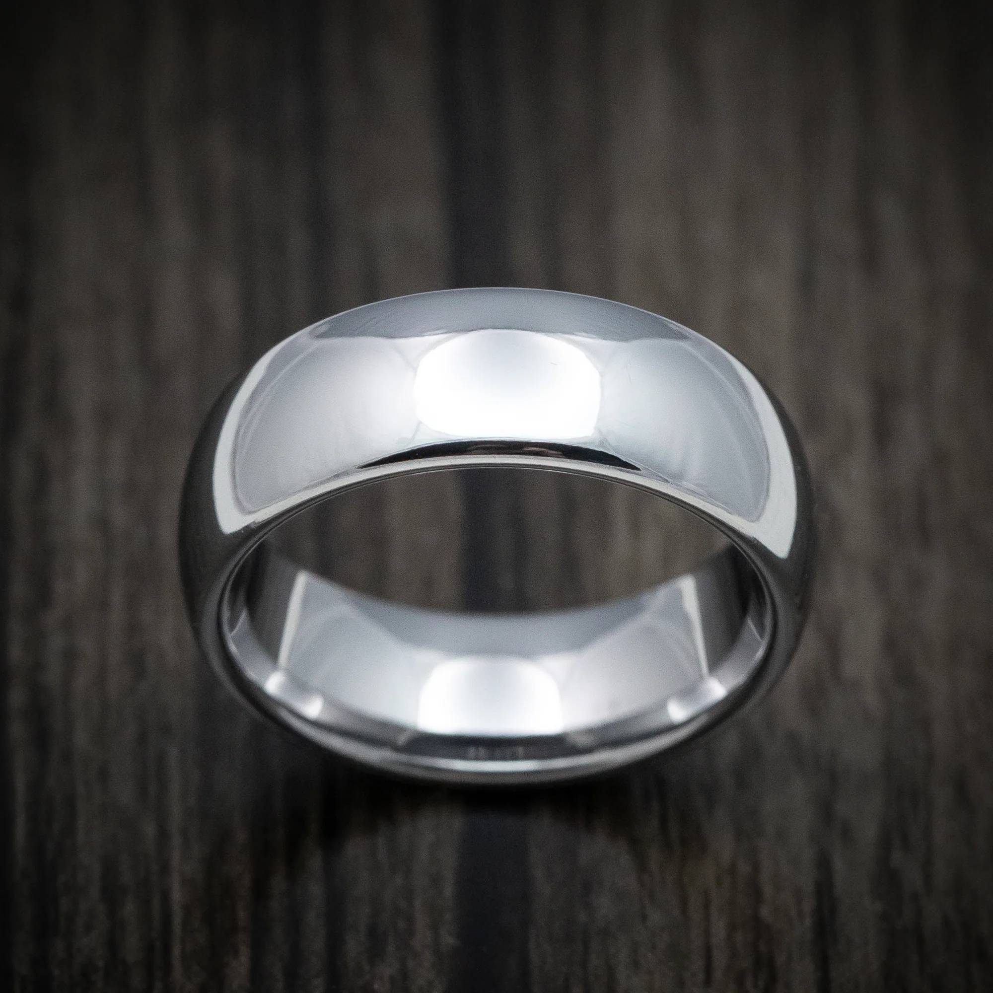 Tungsten Men's Ring with Polish Finish Band - Image 2