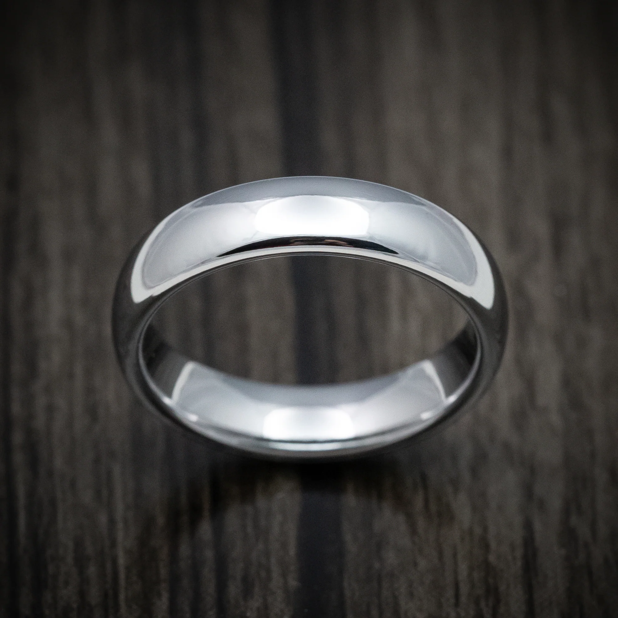 Tungsten Men's Ring with Polish Finish Band - Image 2