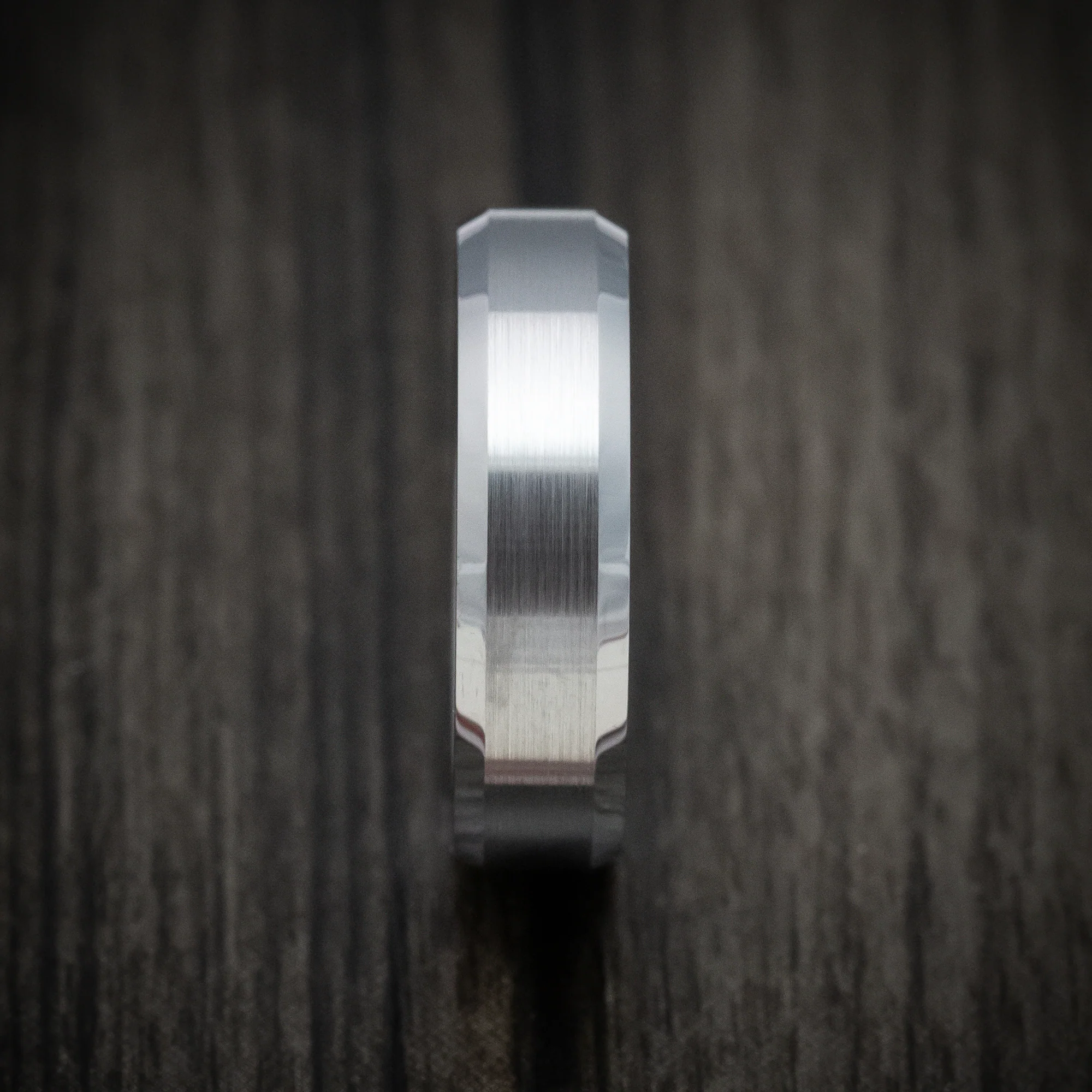 Tungsten Men's Ring with Satin Finish Band - Image 3