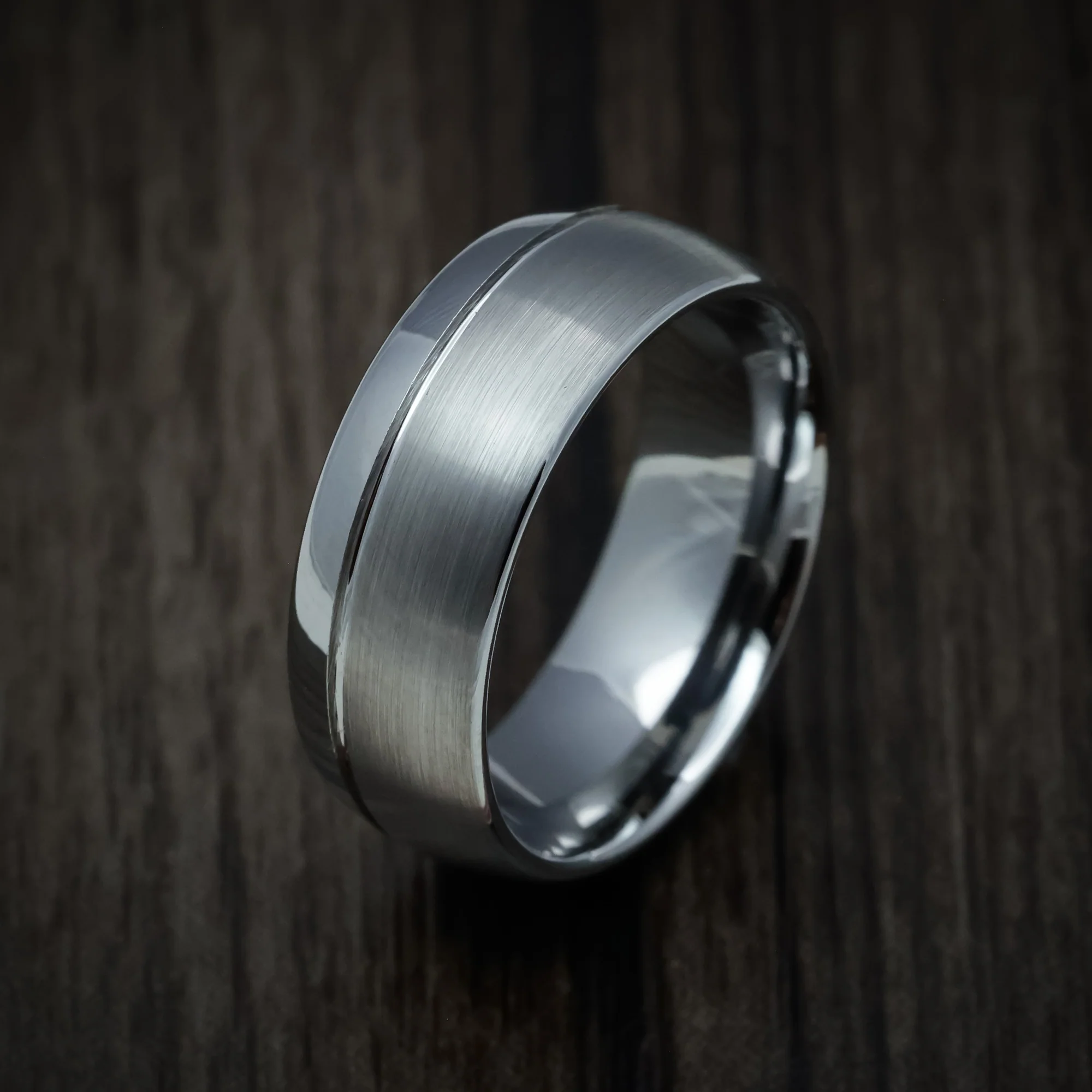 Tungsten Band Men's Ring - Image 4