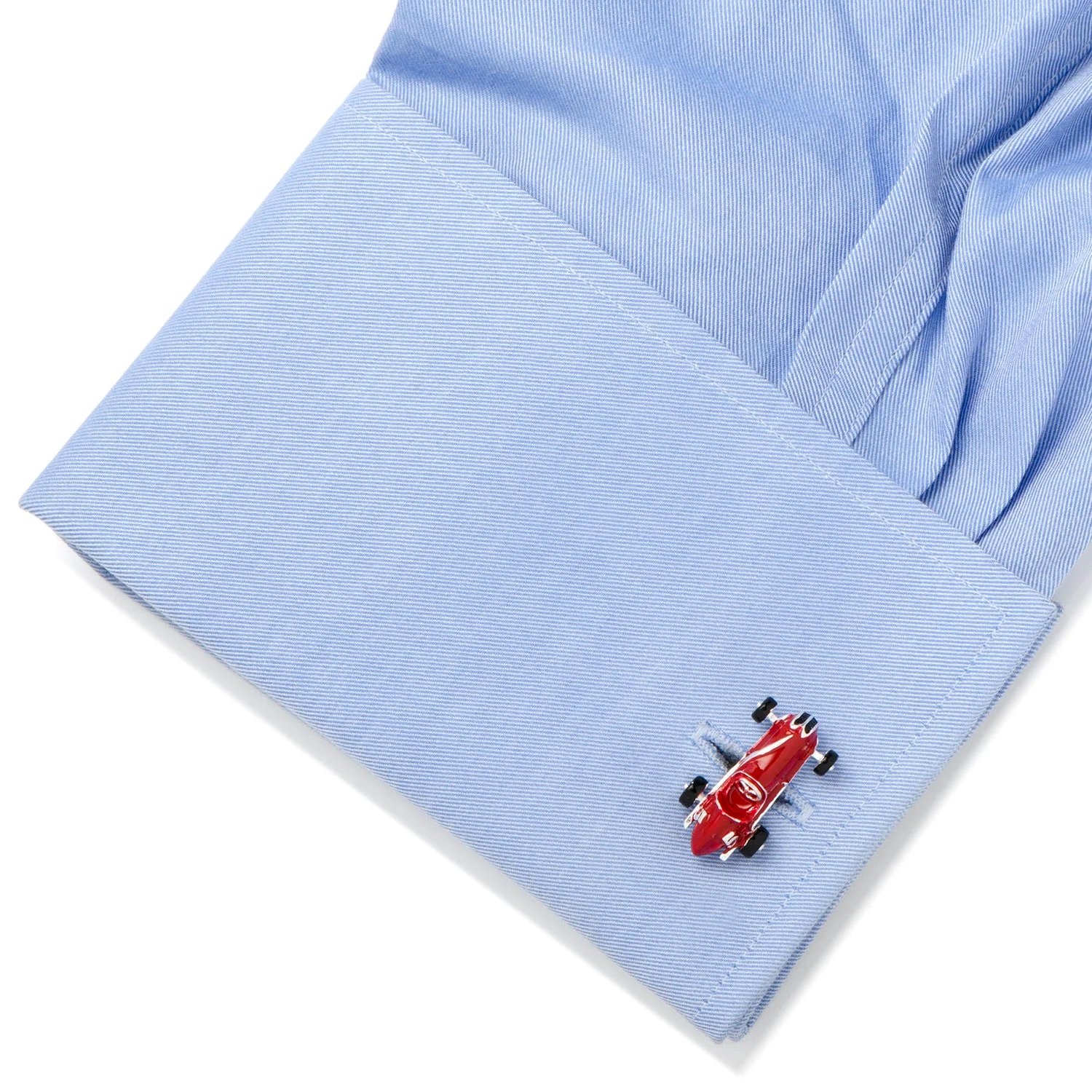 Vintage Race Car 3D Cufflinks - Image 3