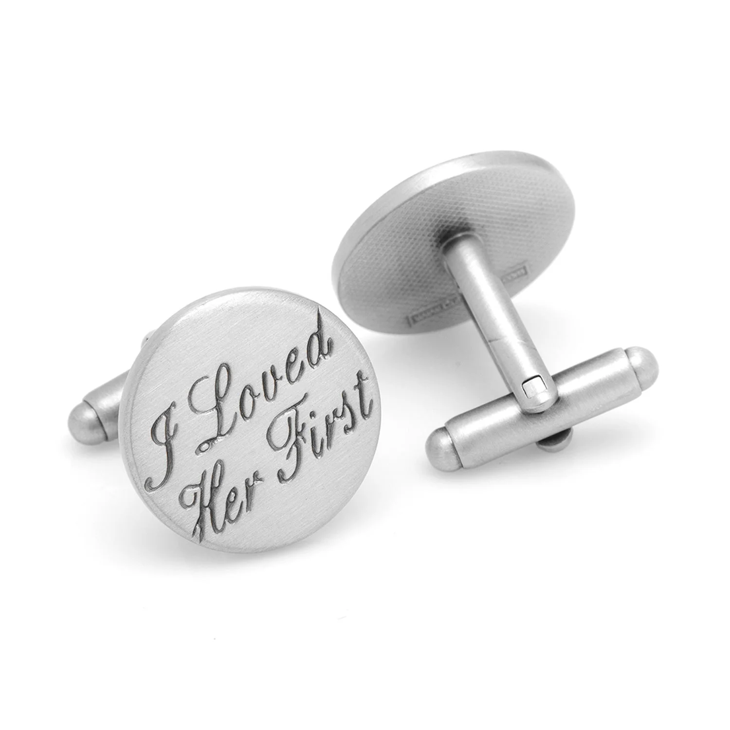 Wedding Series I Loved Her First Cufflinks - Image 2