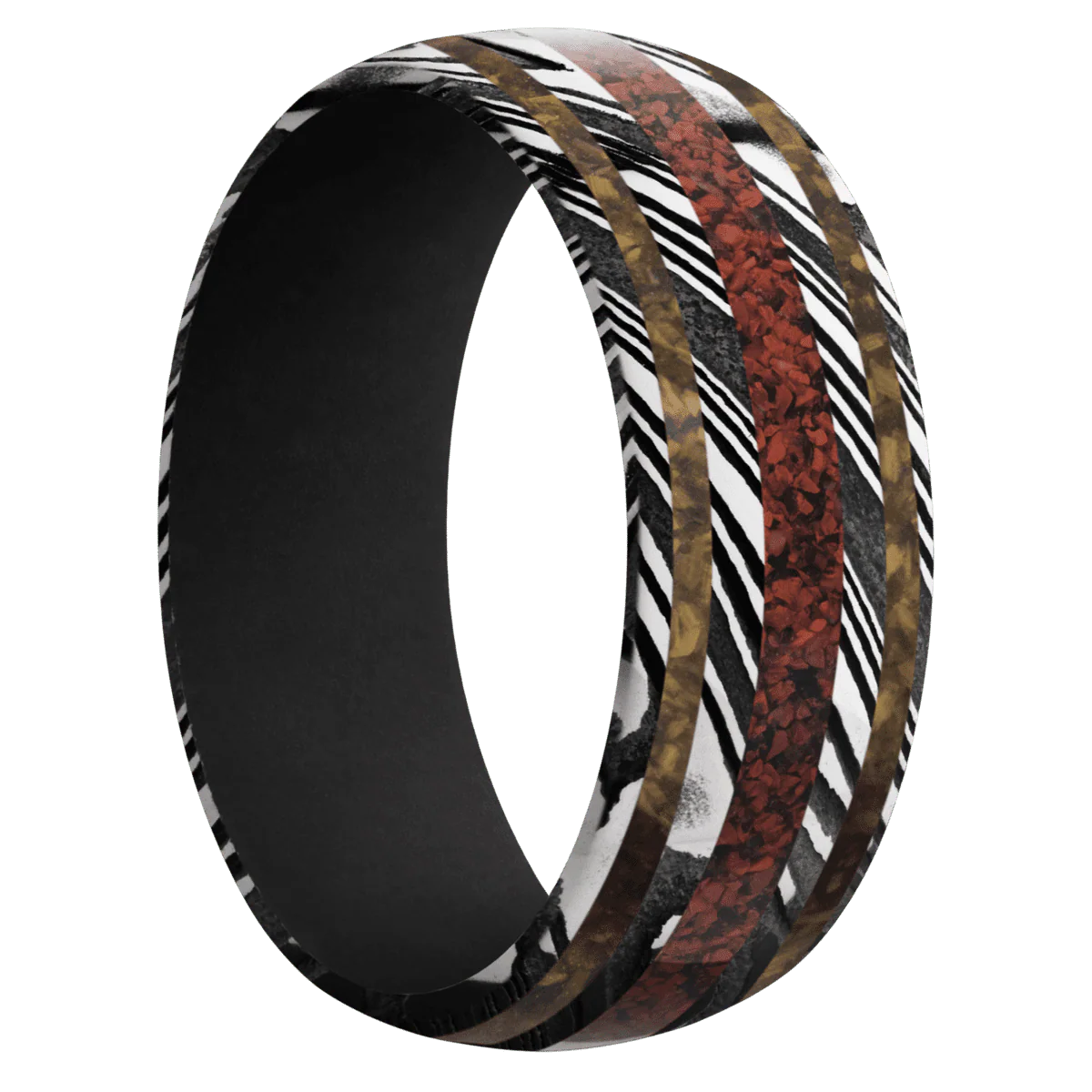 Woodgrain + Acid Finish + Black