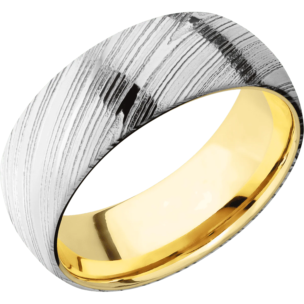 Woodgrain + Polish Finish + 18K Yellow Gold - Image 2