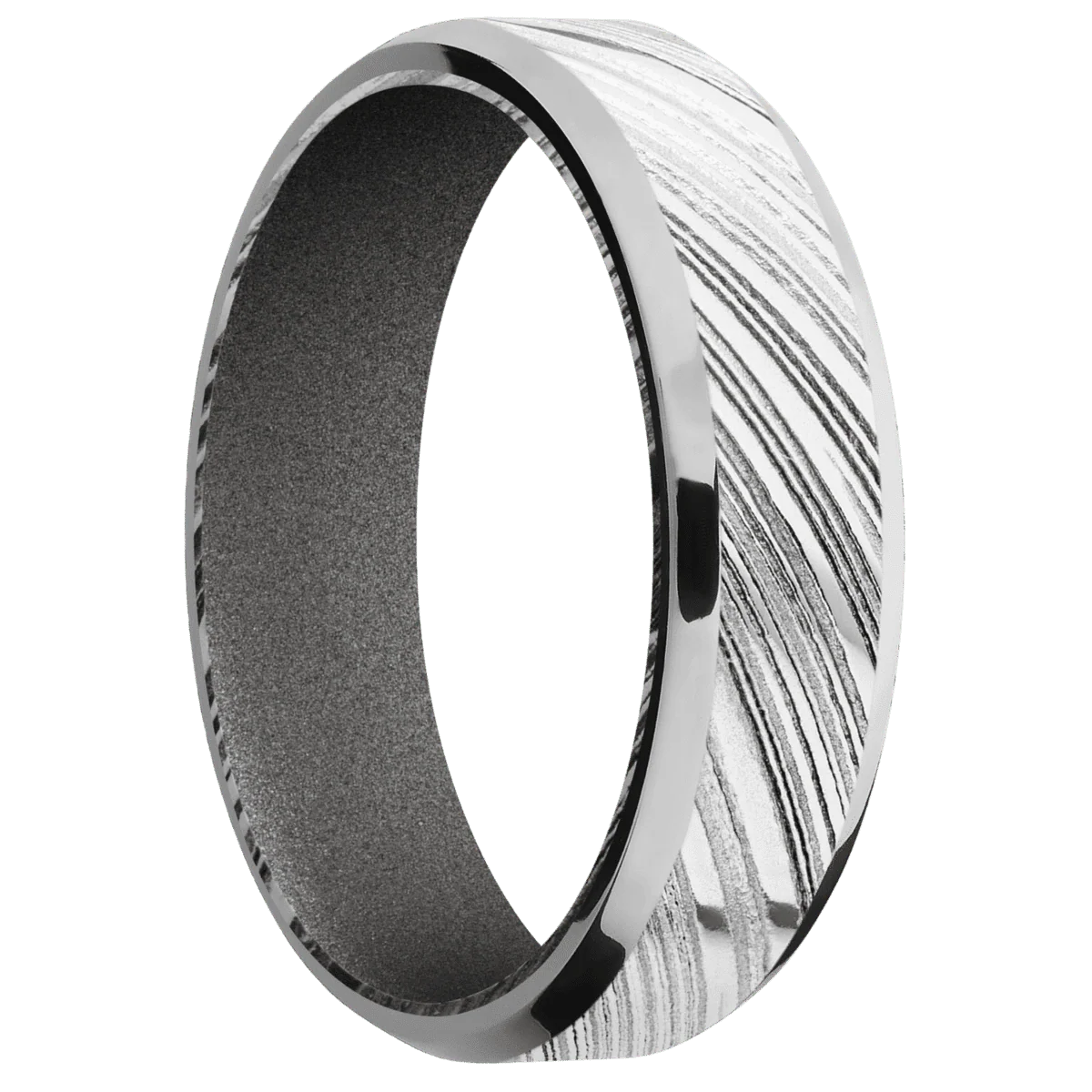 Woodgrain + Polish Finish + Gun Metal Grey