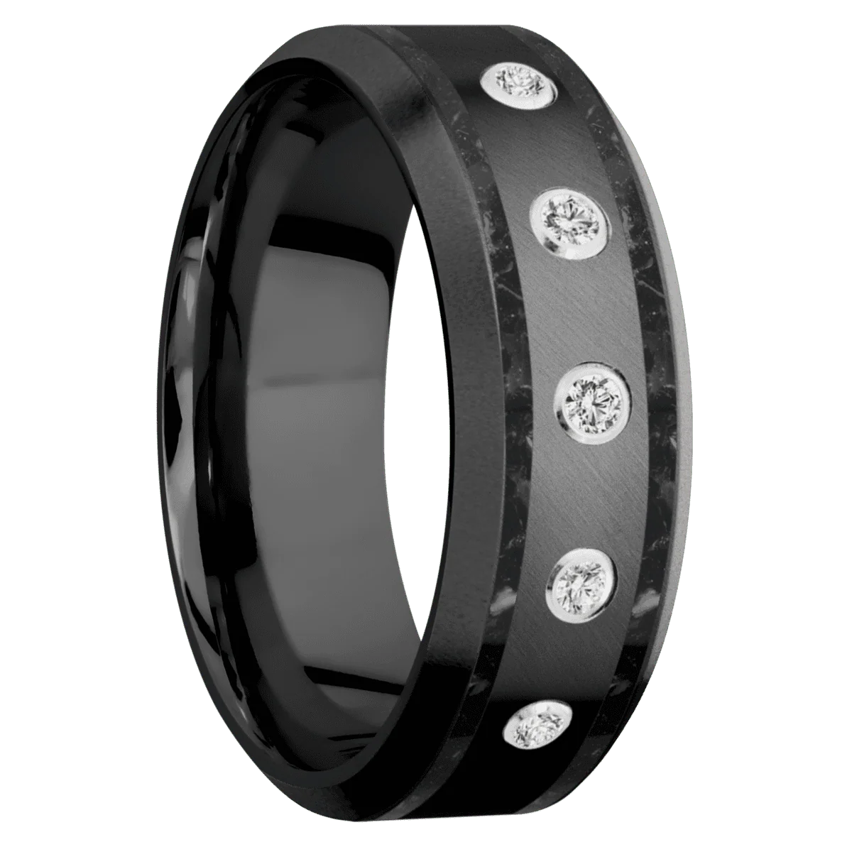Zirconium + Anglesatin , Bead Finish