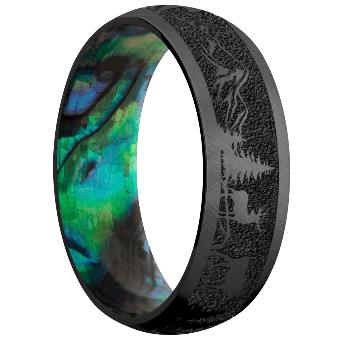 Zirconium + Anglesatin Finish + Abalone