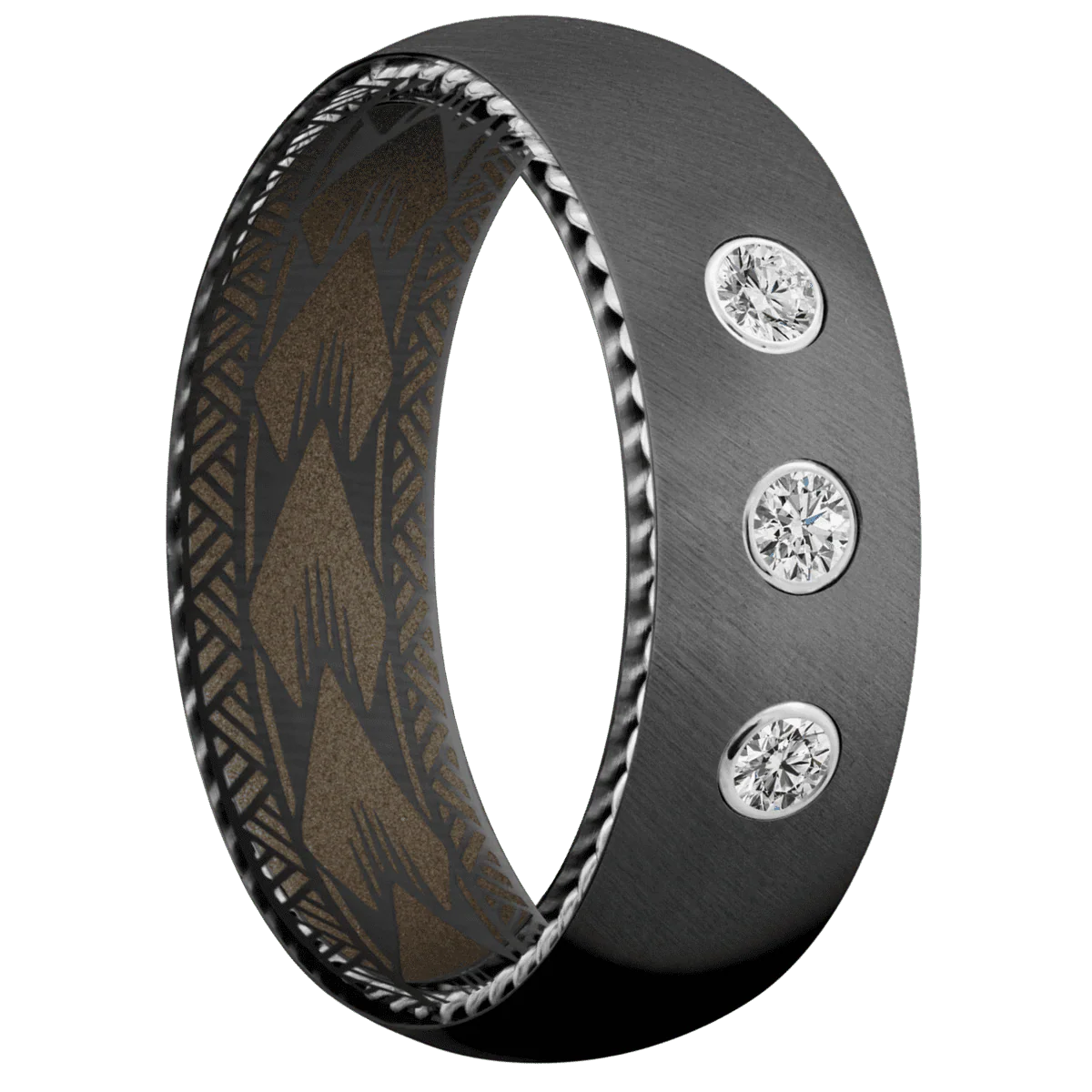 Zirconium + Anglesatin Finish + Burnt Bronze