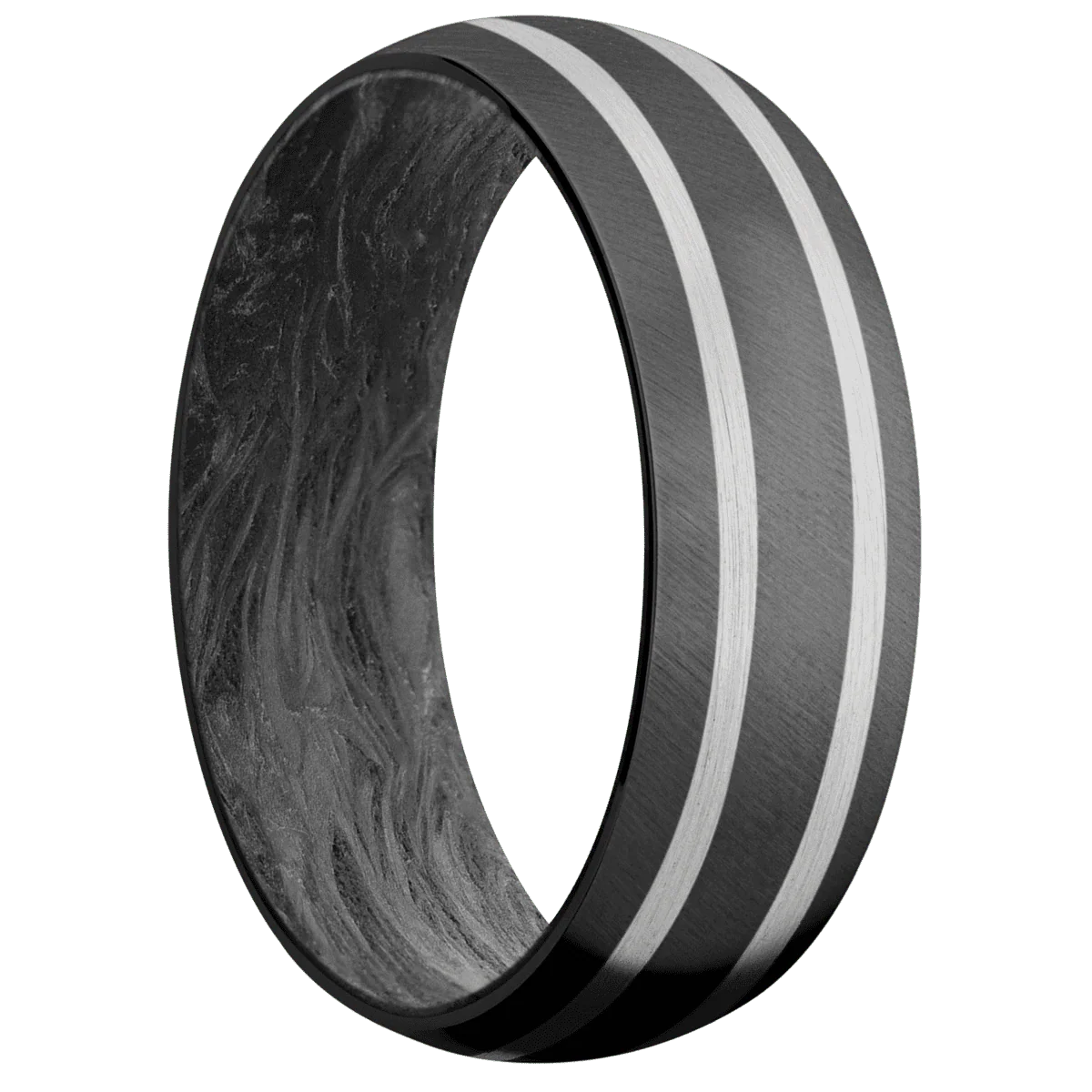 Zirconium + Anglesatin Finish + Forged Carbon Fiber