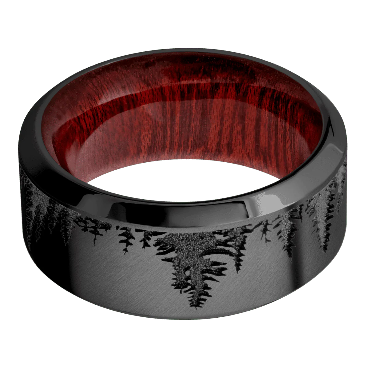 Zirconium + Anglesatin , Polish Finish + Blood Wood - Image 3