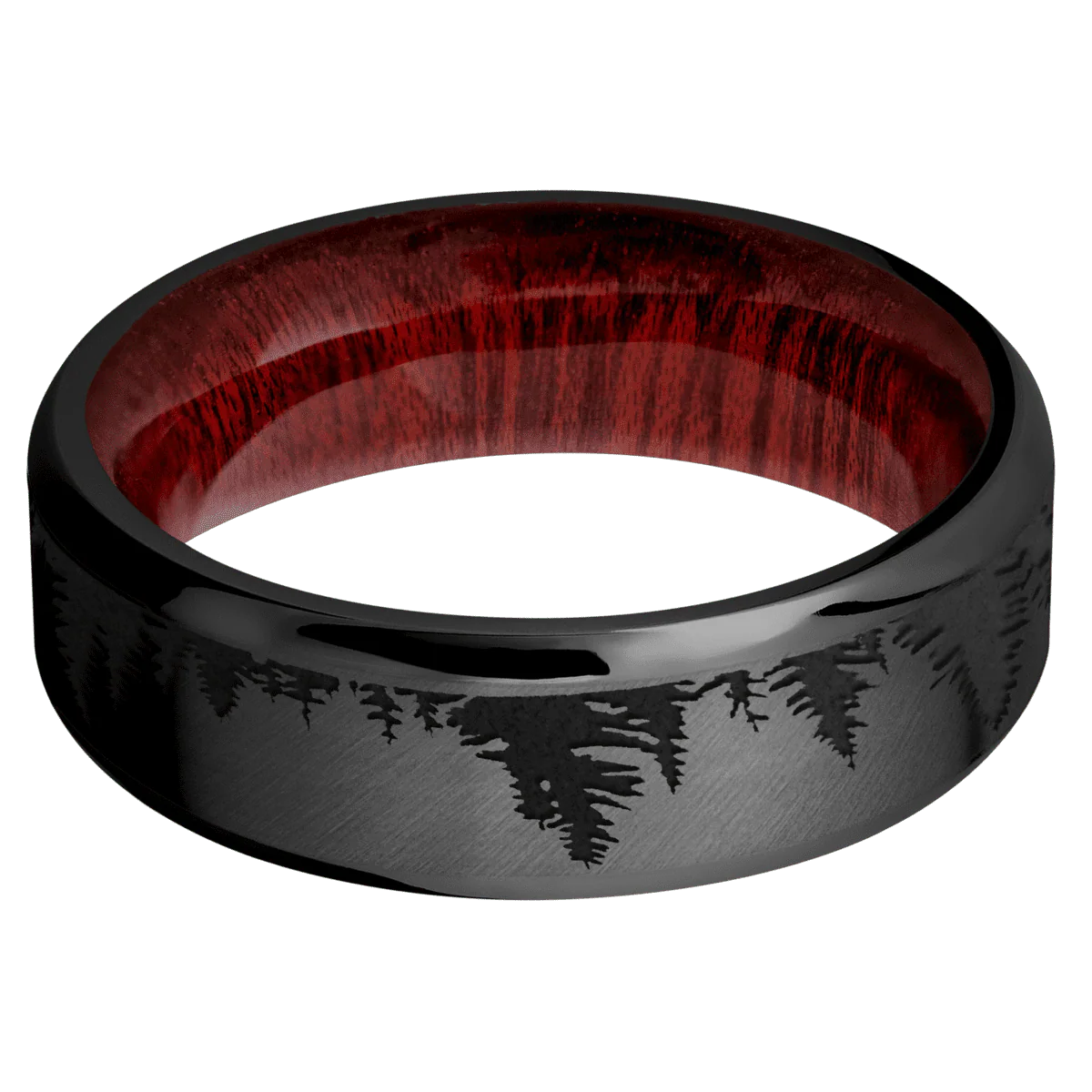 Zirconium + Anglesatin , Polish Finish + Blood Wood - Image 3