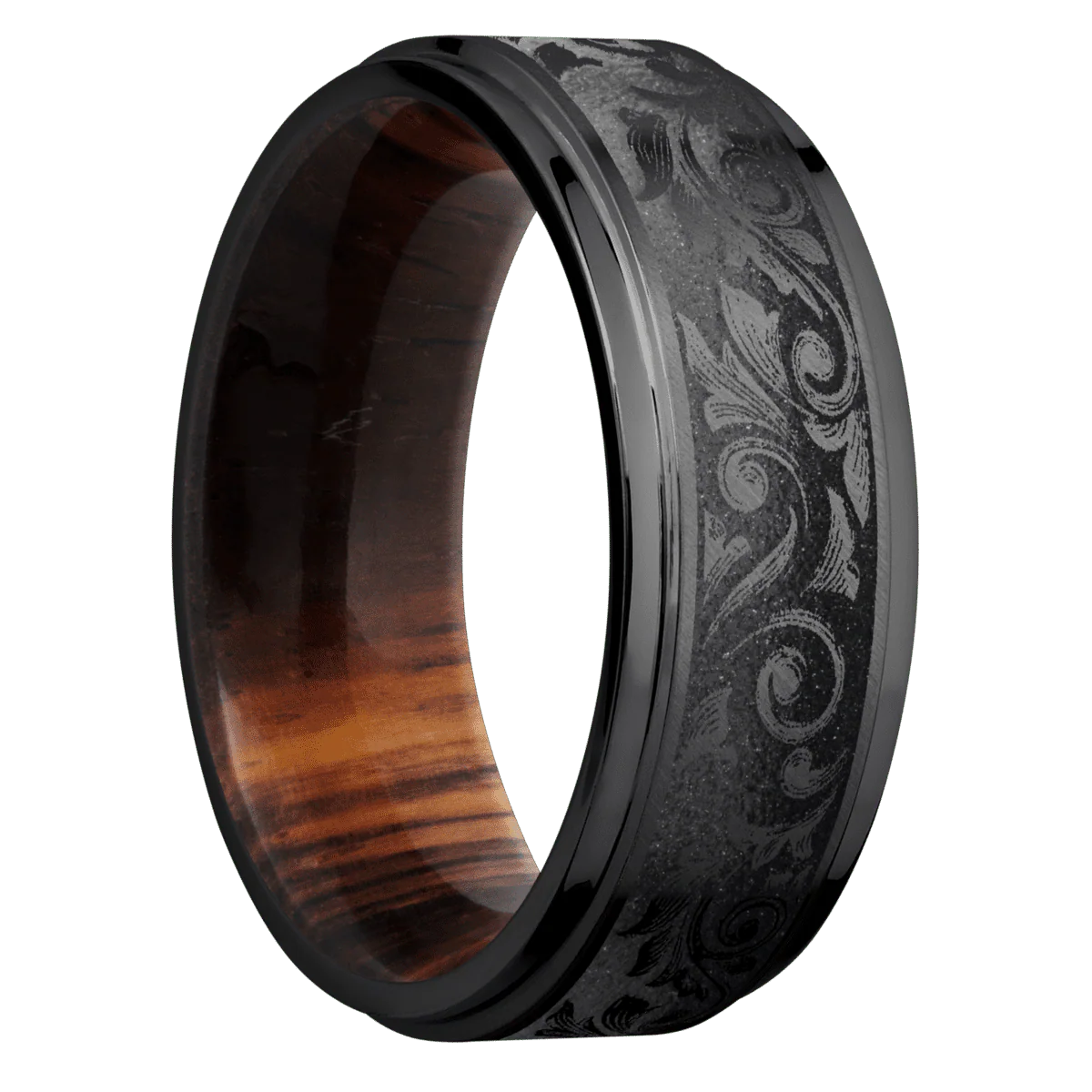 Zirconium + Anglesatin , Polish Finish + Cocobolo