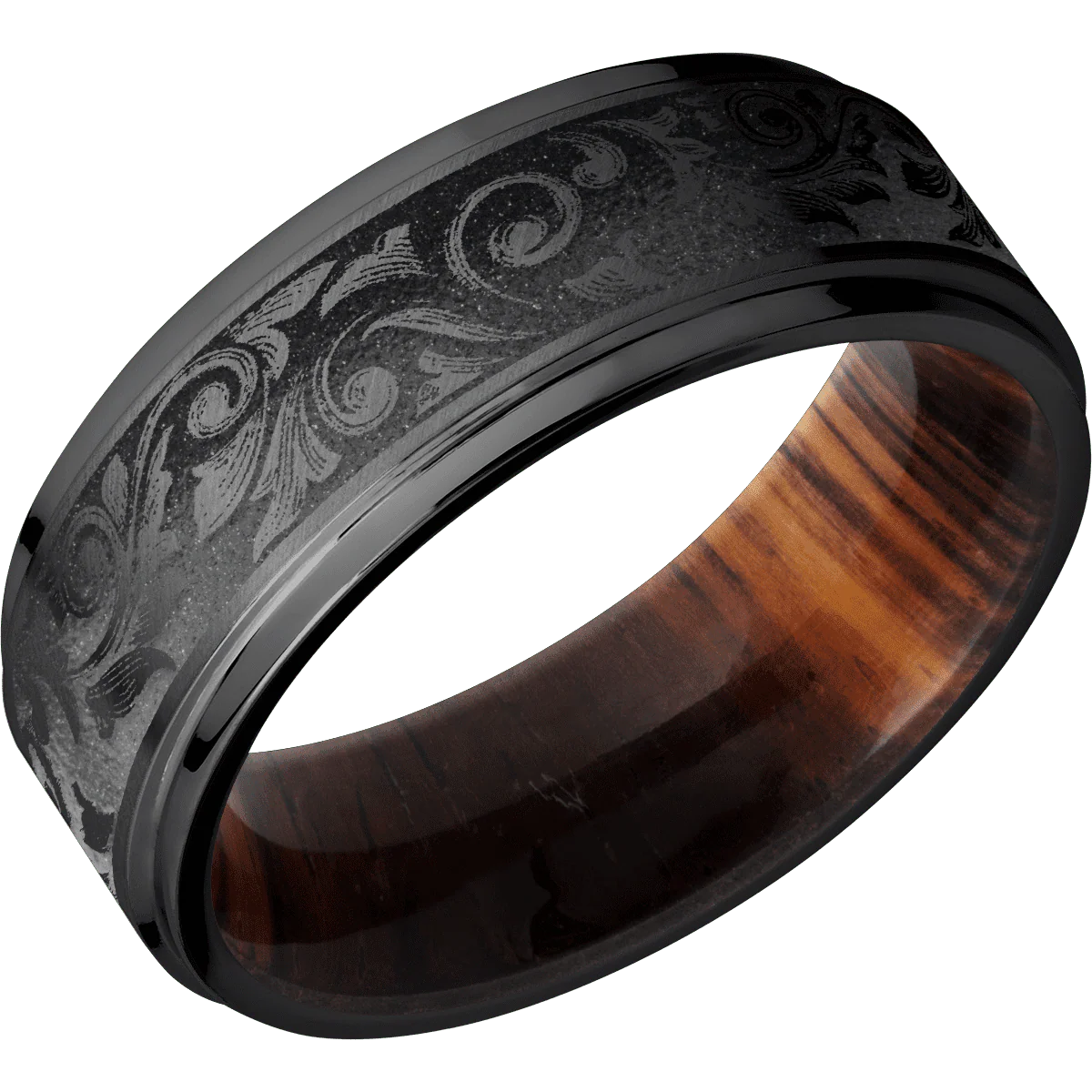 Zirconium + Anglesatin , Polish Finish + Cocobolo - Image 2