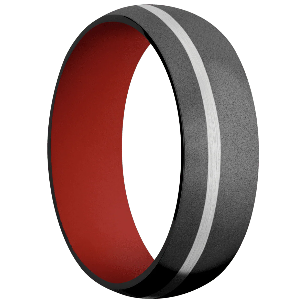 Zirconium + Bead , Bead Finish + Red Apple