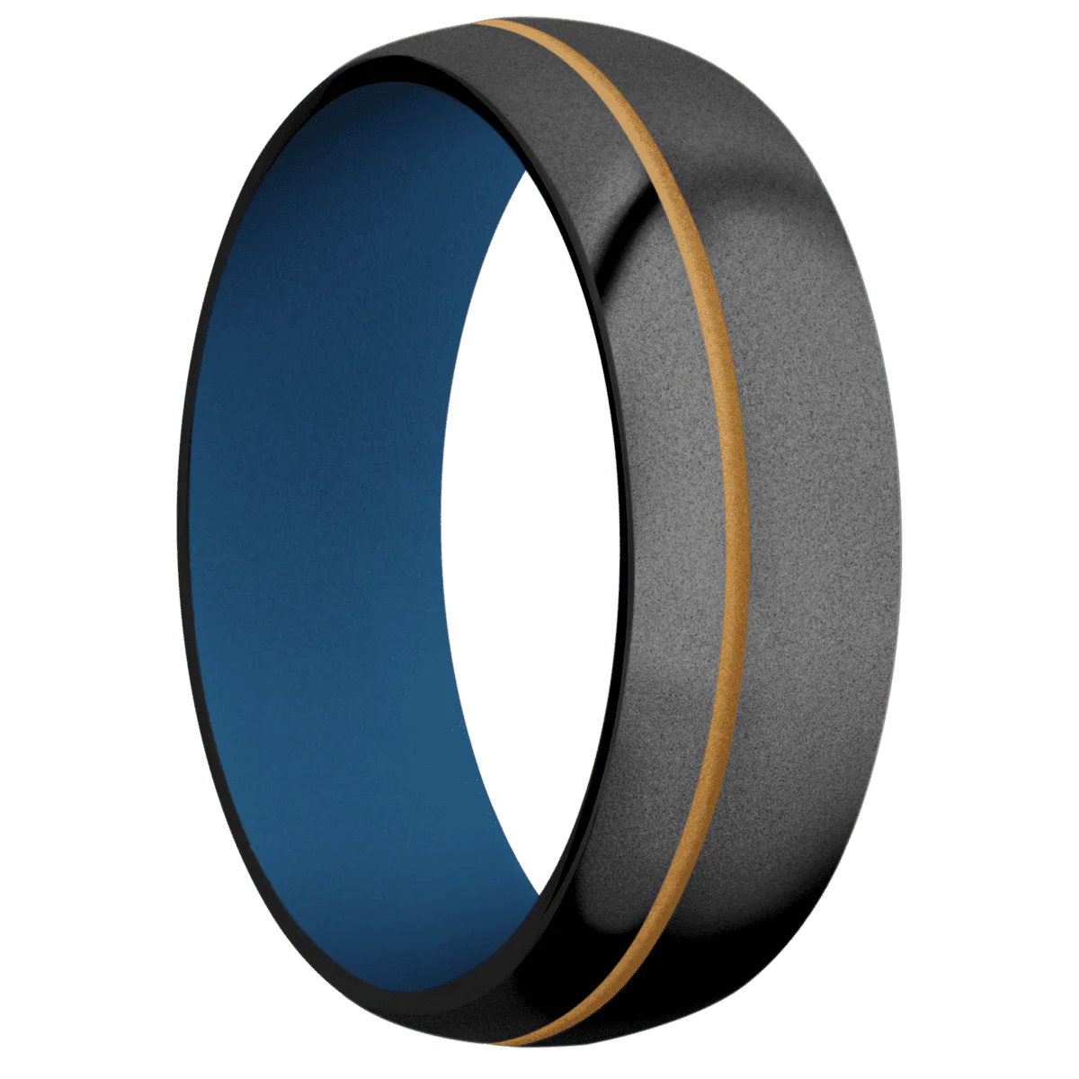 Zirconium + Bead , Bead Finish + Ridgeway Blue