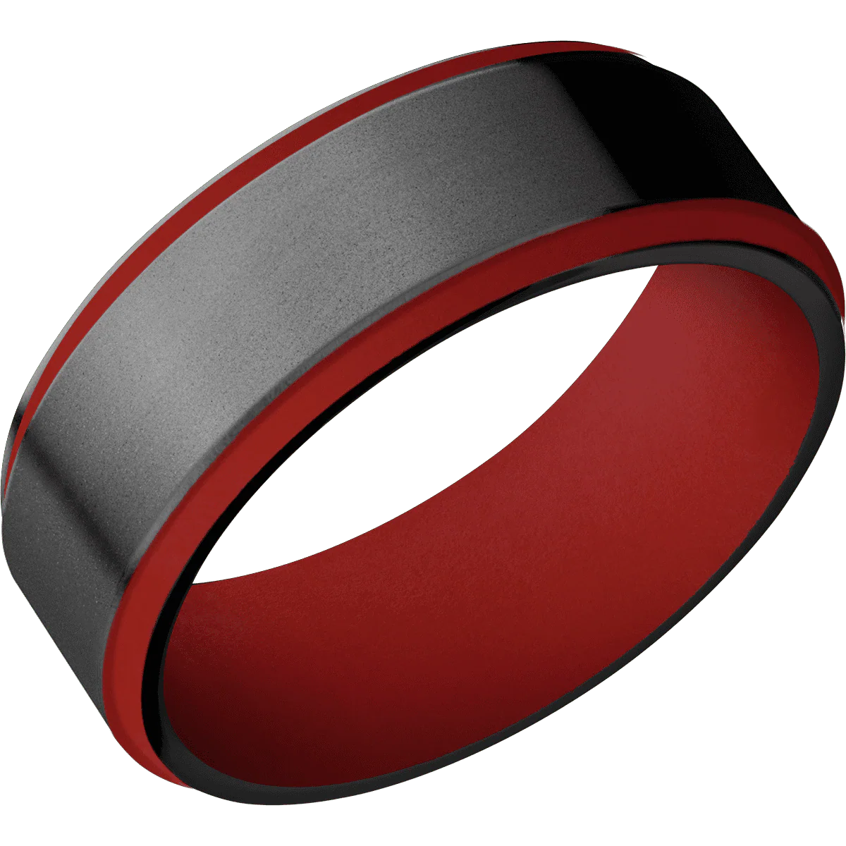 Zirconium + Bead , Bead Finish + USMC Red - Image 2