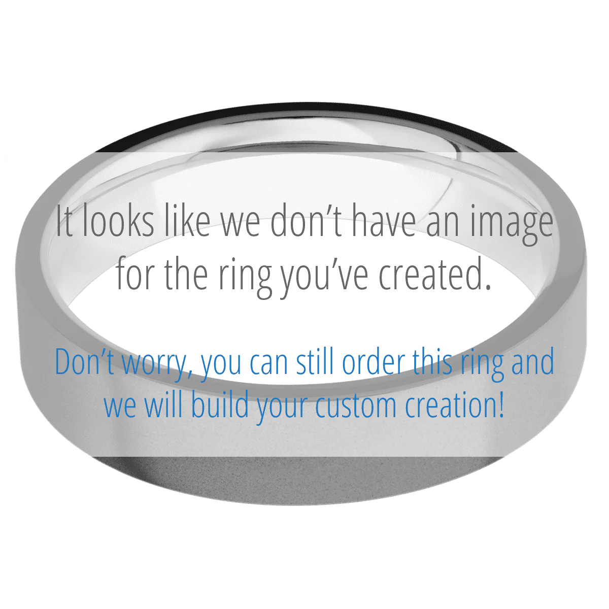 Zirconium + Bead Finish + 14K White Gold - Image 3