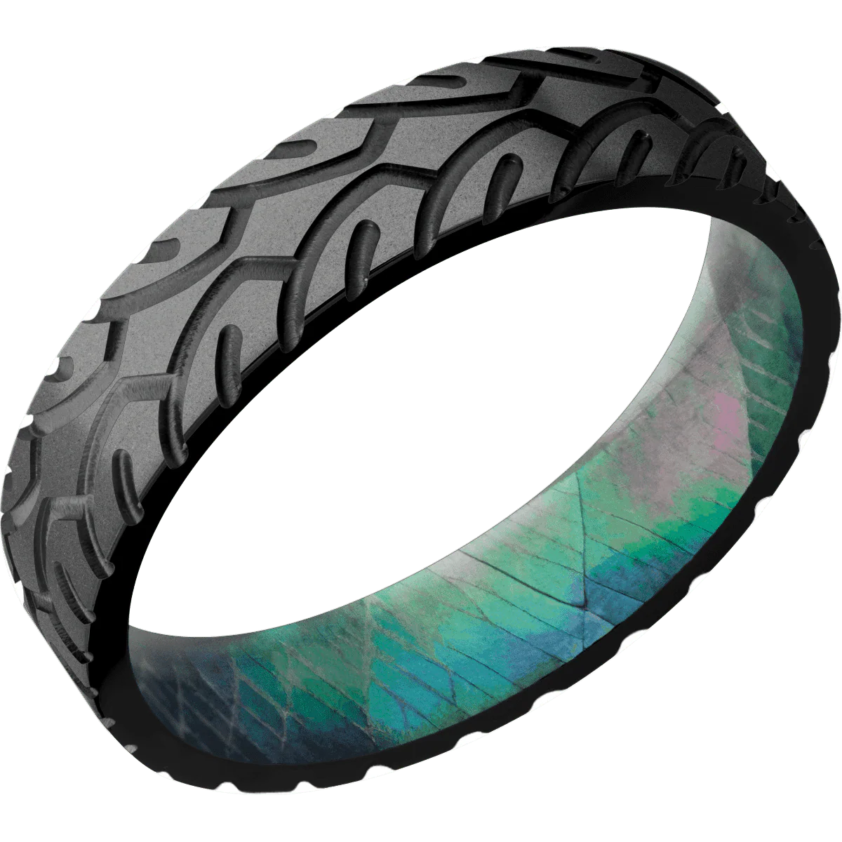 Zirconium + Bead Finish + Black Mother of Pearl - Image 2