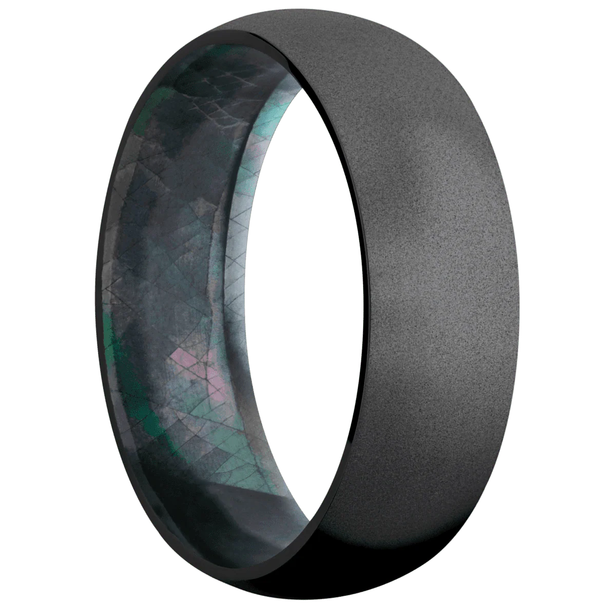 Zirconium + Bead Finish + Black Mother of Pearl