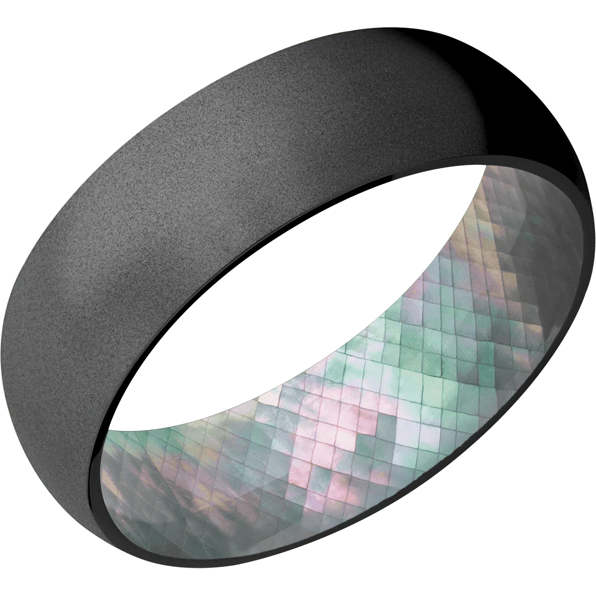 Zirconium + Bead Finish + Black Mother of Pearl - Image 2