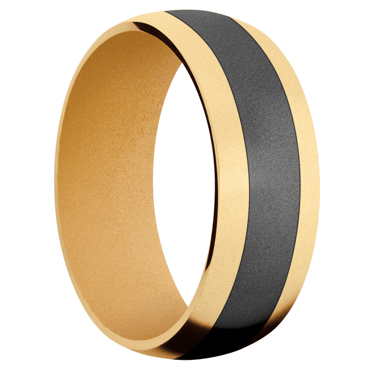 Zirconium + Bead Finish + Gold