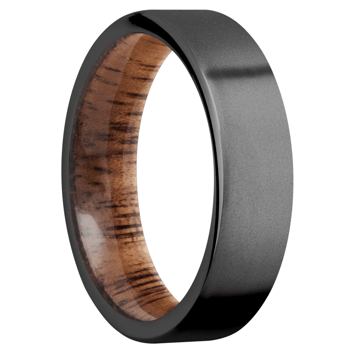 Zirconium + Bead Finish + Koa