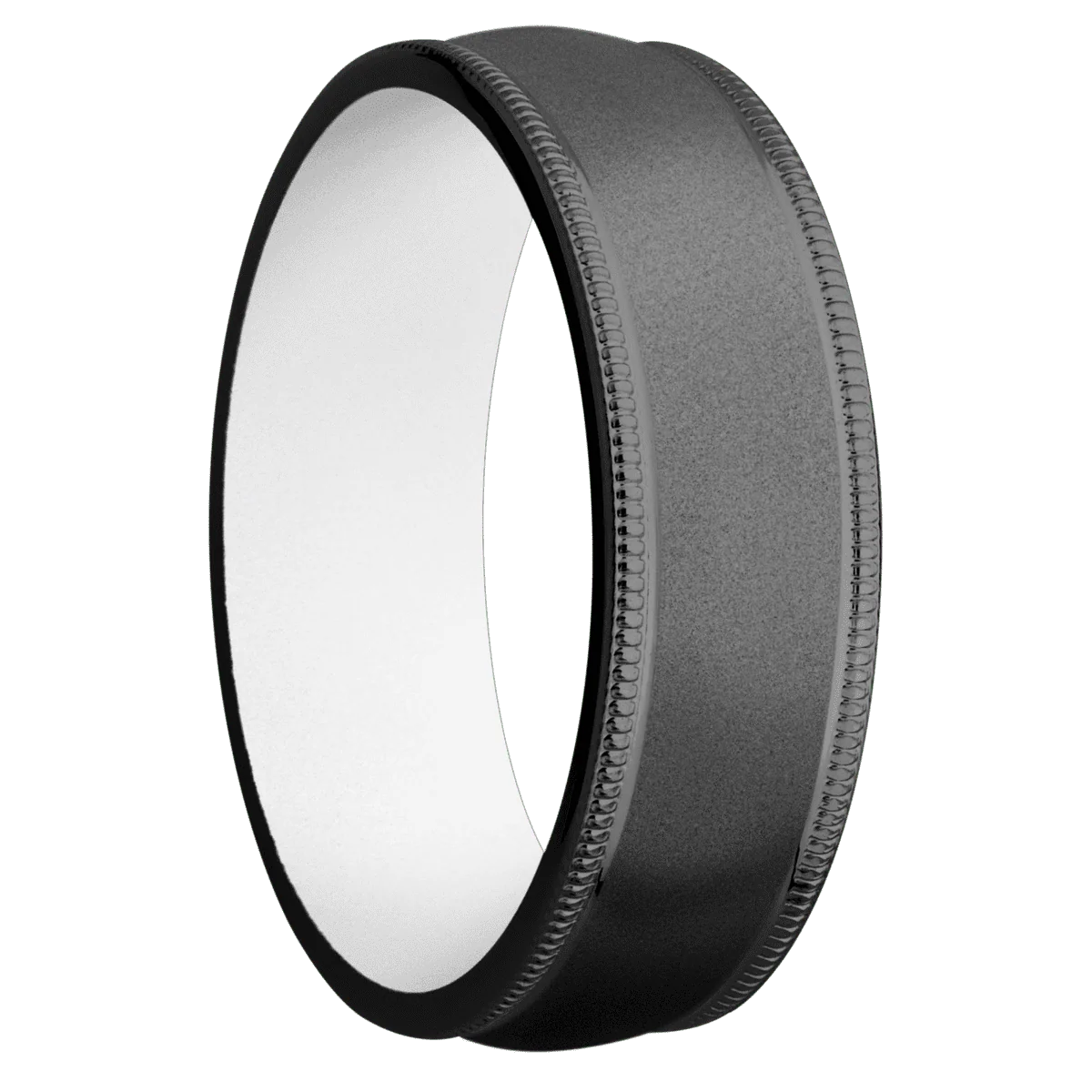 Zirconium + Bead Finish + White