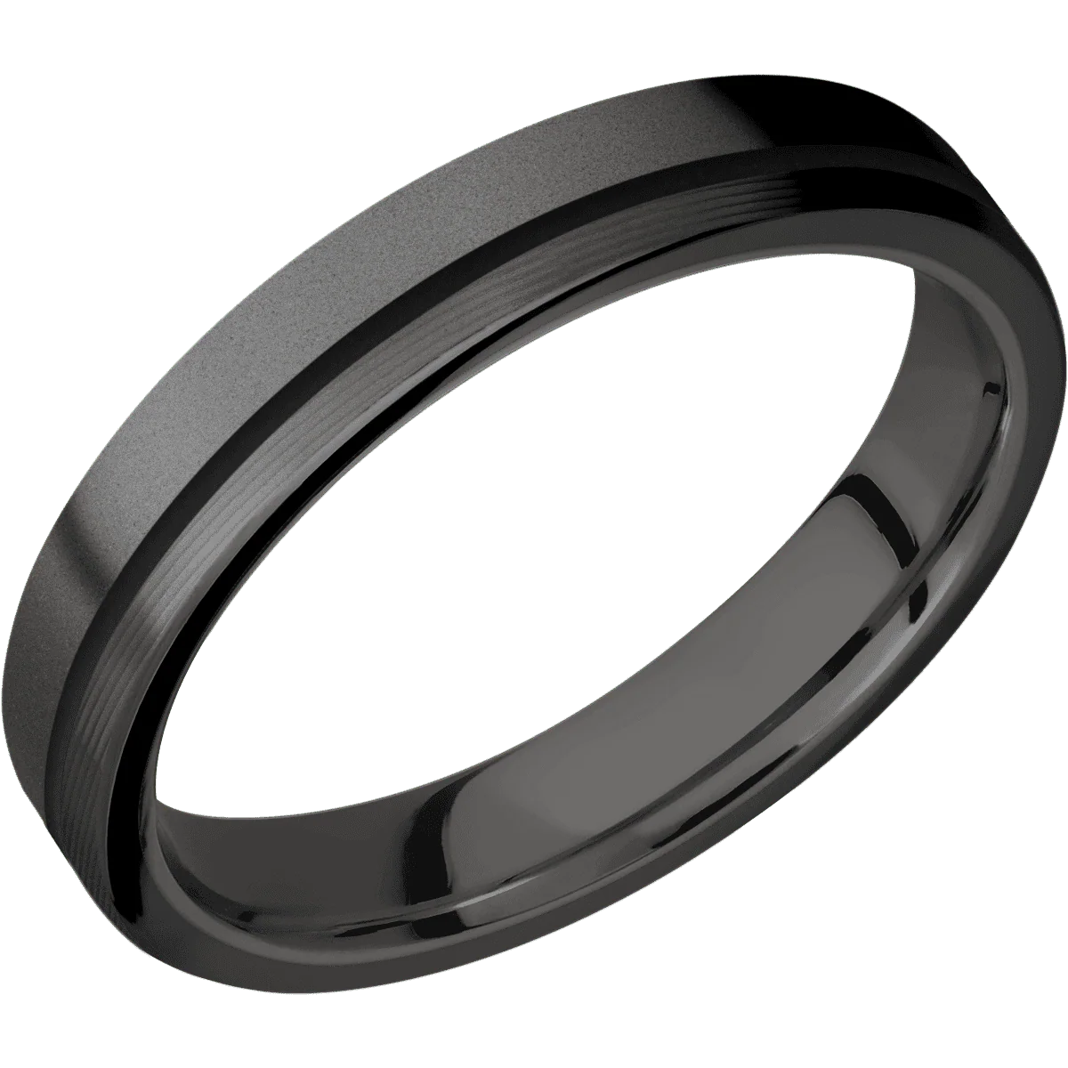 Zirconium + Bead , Machine Finish + Tantalum Noir - Image 2