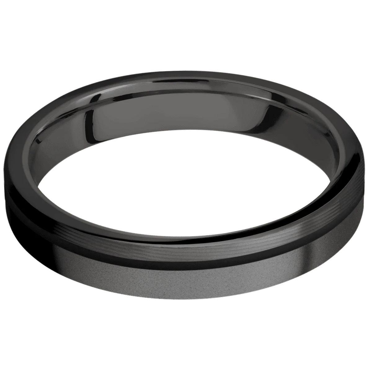 Zirconium + Bead , Machine Finish + Tantalum Noir - Image 3