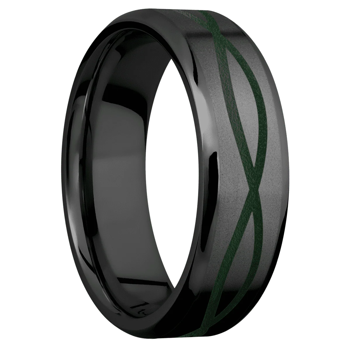 Zirconium + Bead , Polish Finish