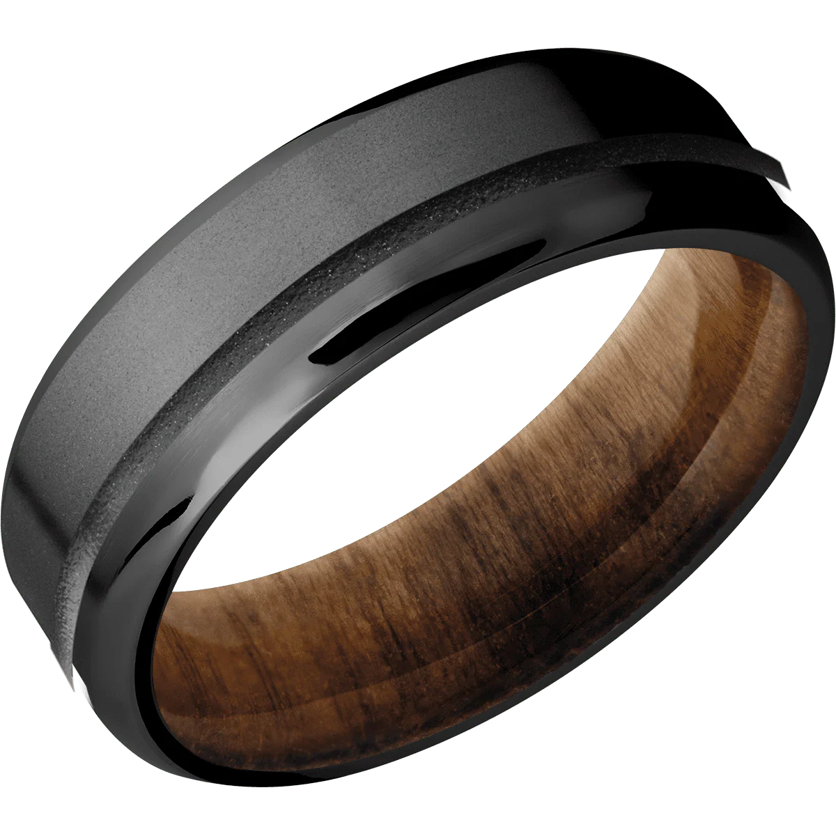 Zirconium + Bead , Polish Finish + Teak - Image 2