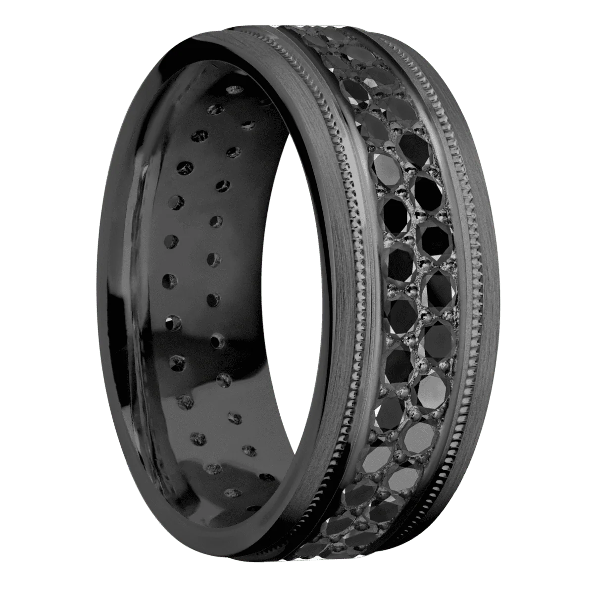 Zirconium + Bead , Satin Finish