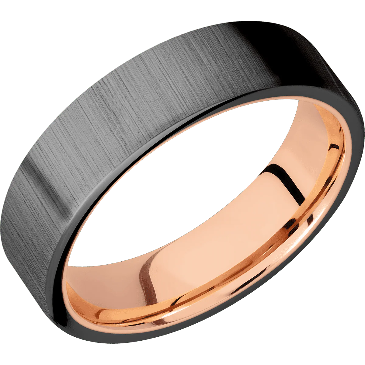 Zirconium + Crosssatinblack Finish + 14K Rose Gold - Image 2